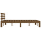 Bedframe Massief Hout Honingbruin 120X190 Cm 4Ft Small Double