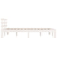 Bedframe Massief Hout Wit 135X190 Cm 4Ft6 Double