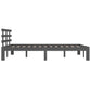 Bedframe Massief Hout Grijs 140X190 Cm