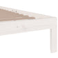 Bedframe Massief Hout Wit 100X200 Cm