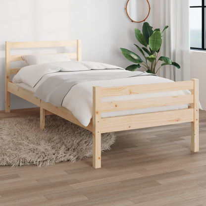 Bedframe Massief Hout 90X190 Cm 3Ft Single