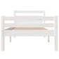 Bedframe Massief Hout Wit 90X190 Cm 3Ft Single