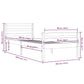Bedframe Massief Hout Wit 90X190 Cm 3Ft Single