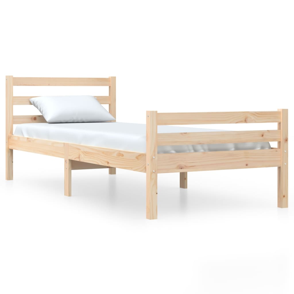Bedframe Massief Hout 90X200 Cm