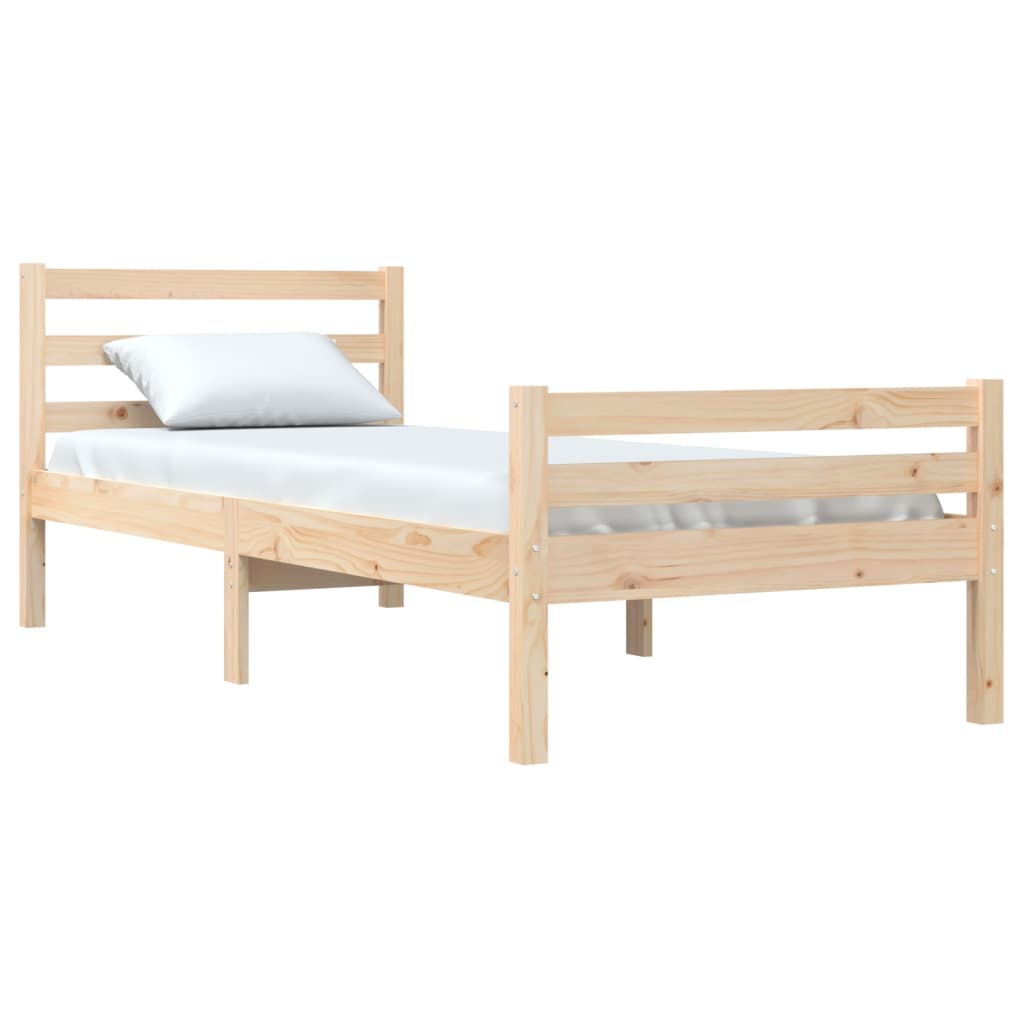 Bedframe Massief Hout 100X200 Cm