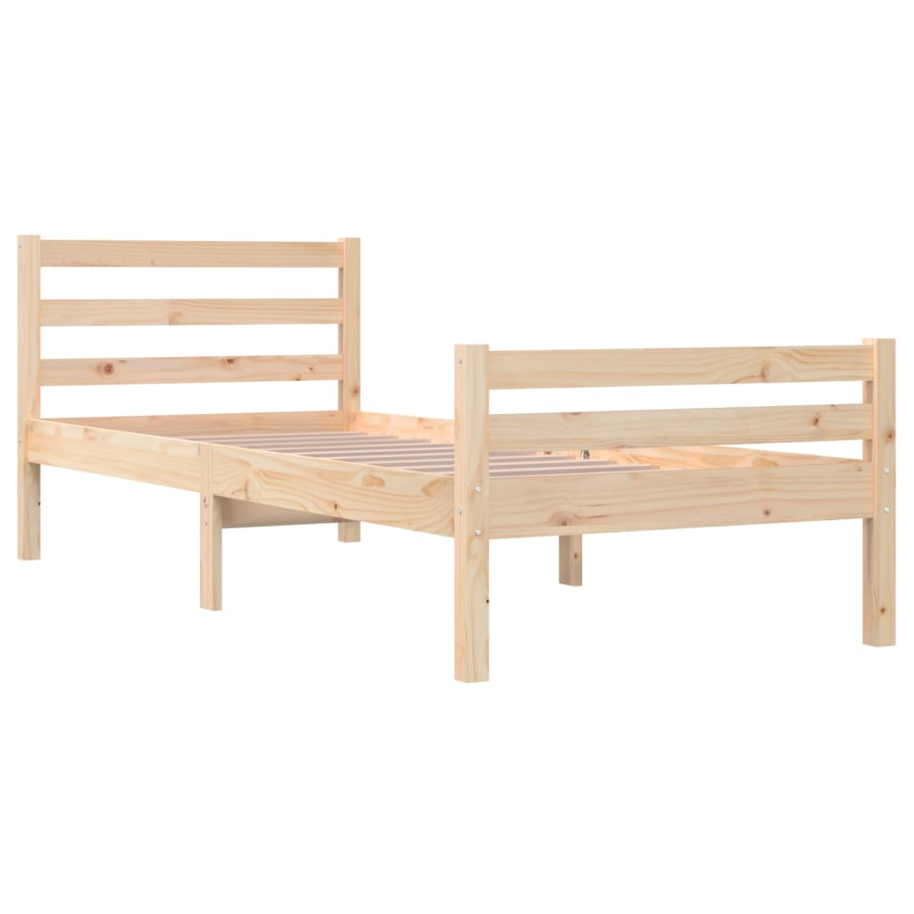 Bedframe Massief Hout 100X200 Cm