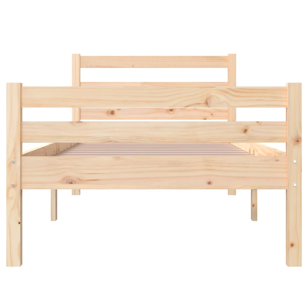 Bedframe Massief Hout 100X200 Cm