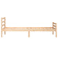 Bedframe Massief Hout 100X200 Cm