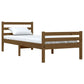Bedframe Massief Hout Honingbruin 100X200 Cm