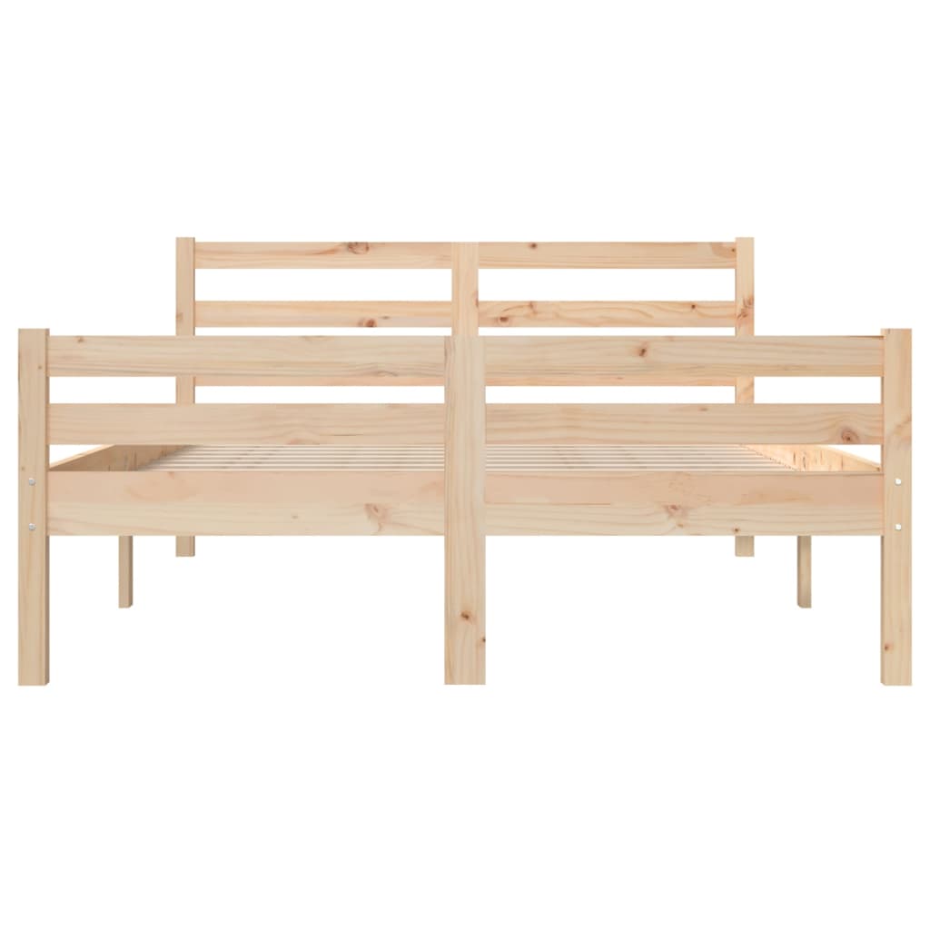 Bedframe Massief Hout 120X200 Cm
