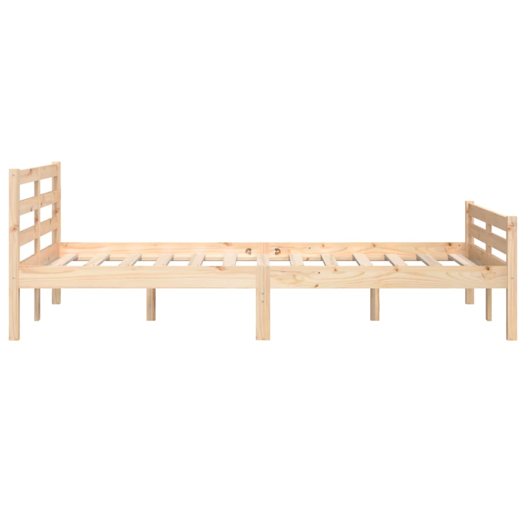 Bedframe Massief Hout 120X200 Cm