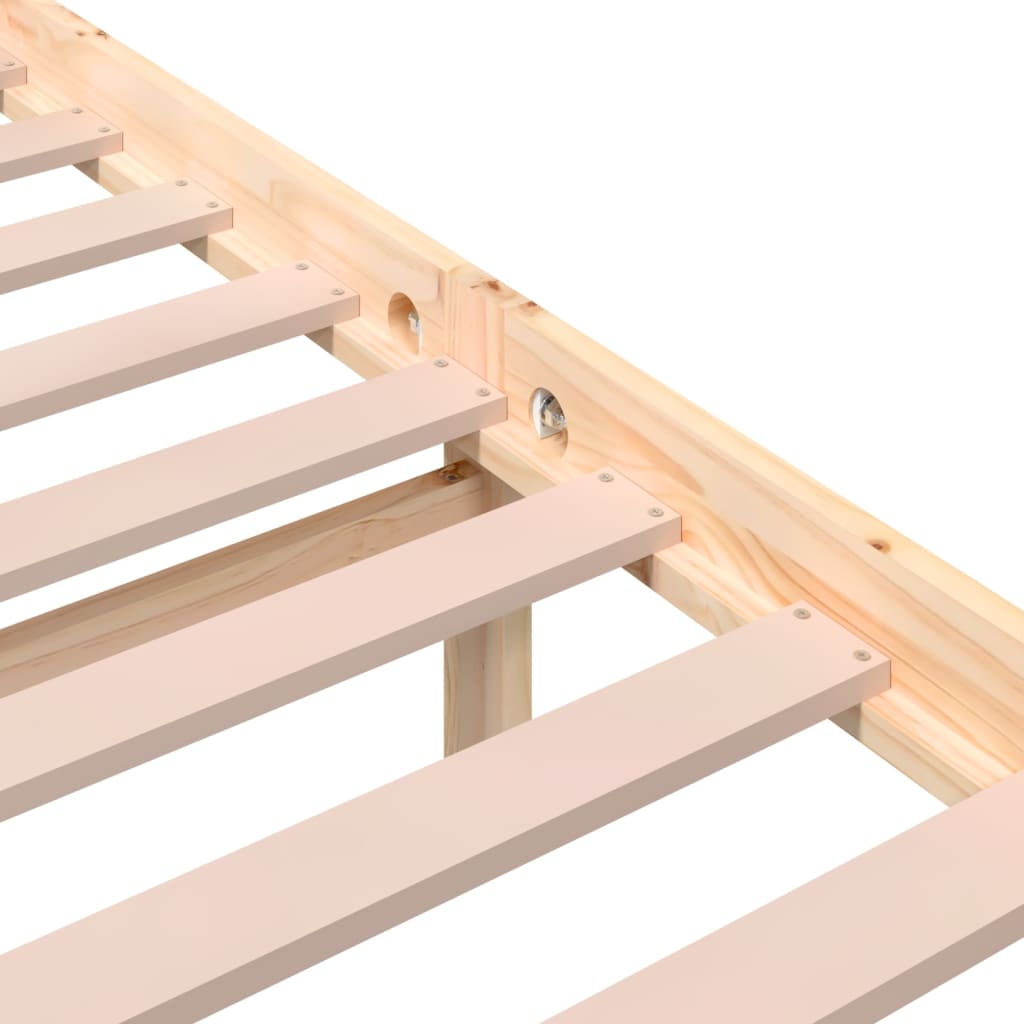 Bedframe Massief Hout 120X200 Cm