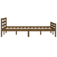 Bedframe Massief Hout Honingbruin 160X200 Cm