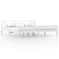 Bedframe Massief Hout Wit 180X200 Cm 6Ft Super King