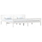 Bedframe Massief Hout Wit 180X200 Cm 6Ft Super King