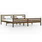 Bedframe Massief Hout Honingbruin 180X200 Cm 6Ft Super King