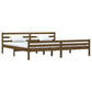 Bedframe Massief Hout Honingbruin 180X200 Cm 6Ft Super King