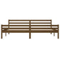 Bedframe Massief Hout Honingbruin 180X200 Cm 6Ft Super King