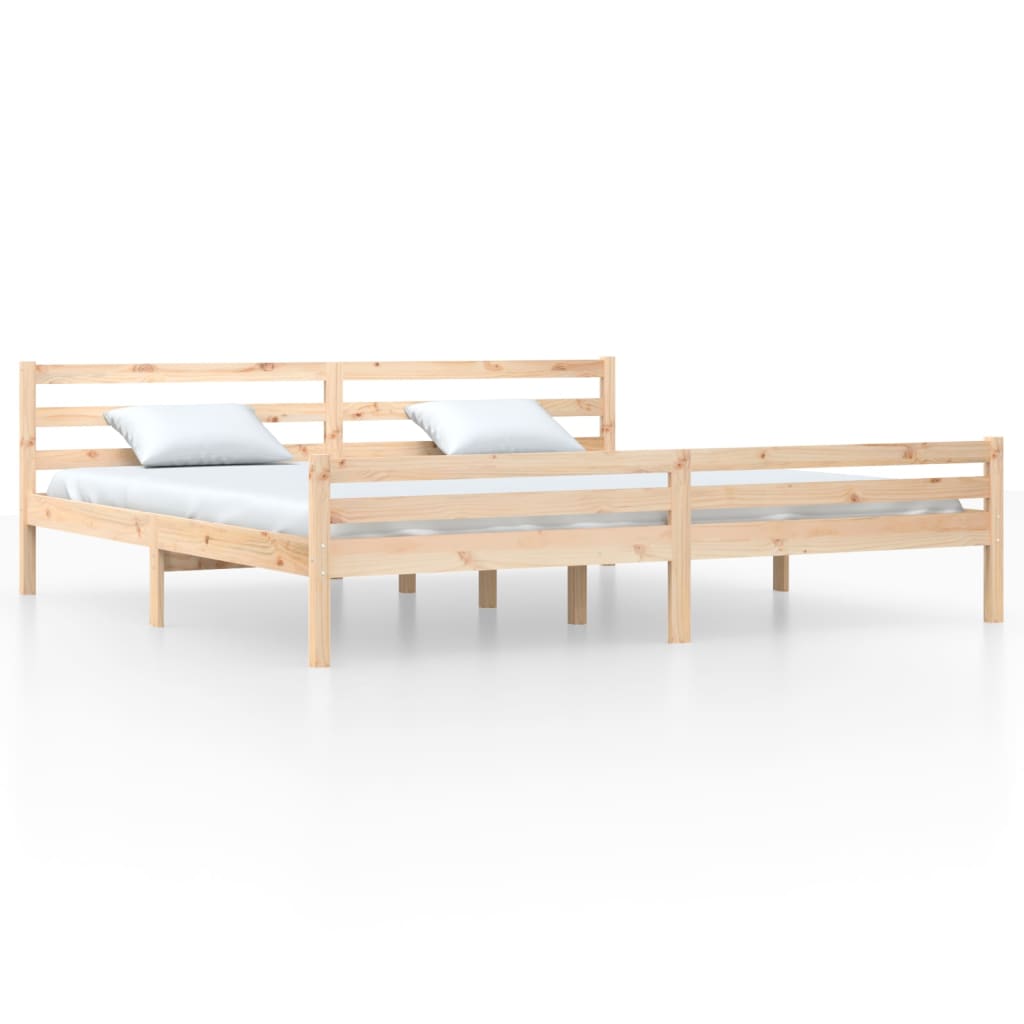 Bedframe Massief Hout 200X200 Cm