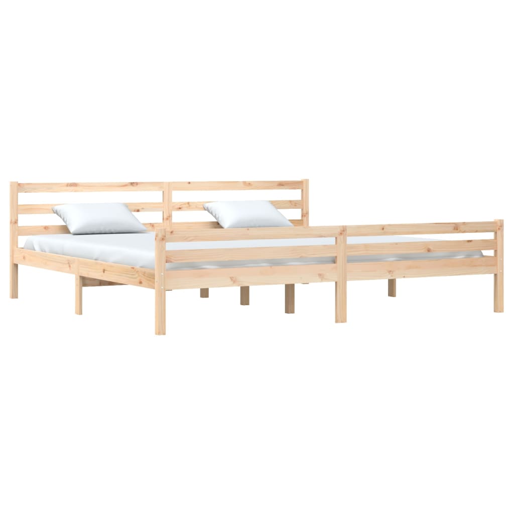 Bedframe Massief Hout 200X200 Cm