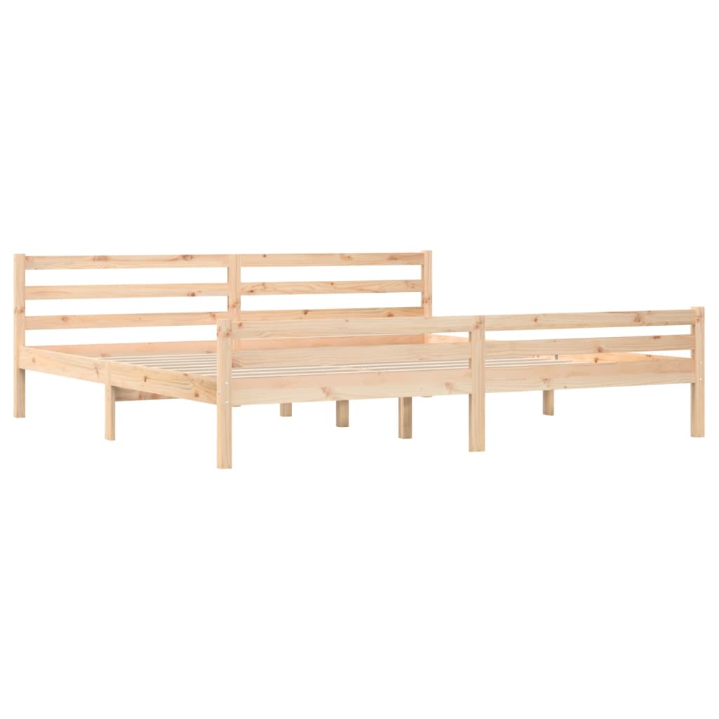 Bedframe Massief Hout 200X200 Cm