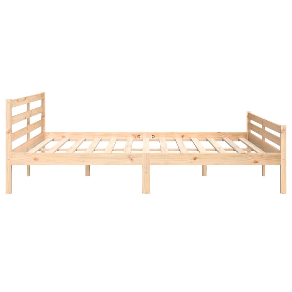 Bedframe Massief Hout 200X200 Cm