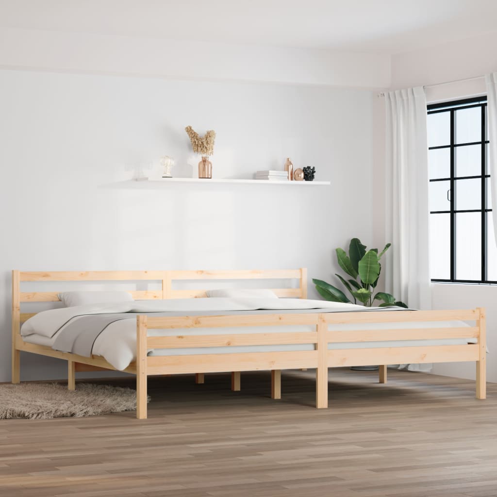 Bedframe Massief Hout 200X200 Cm