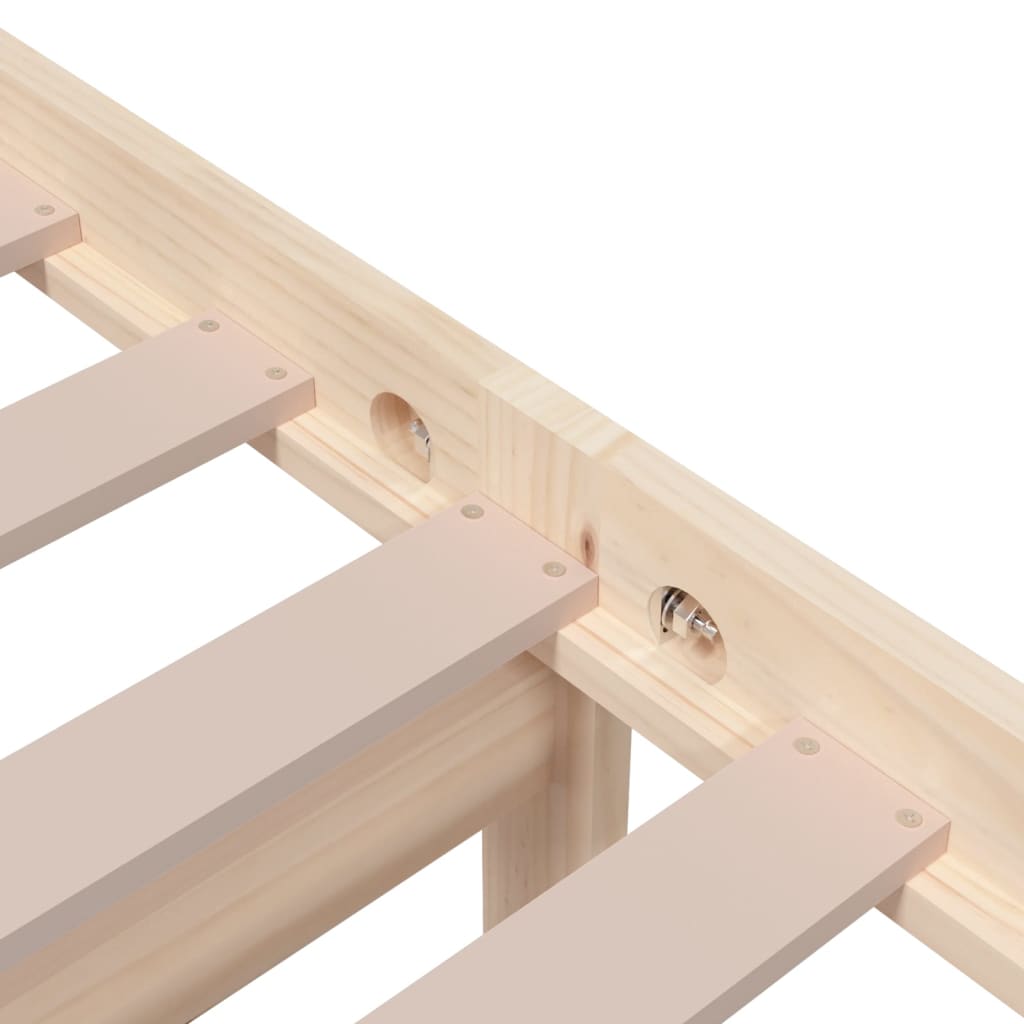Bedframe Massief Hout 75X190 Cm 2Ft6 Small Single