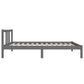 Bedframe Massief Hout Grijs 75X190 Cm 2Ft6 Small Single