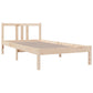 Bedframe Massief Hout 90X190 Cm 3Ft Single