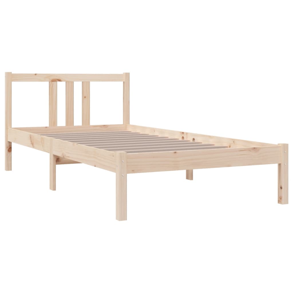 Bedframe Massief Hout 90X190 Cm 3Ft Single
