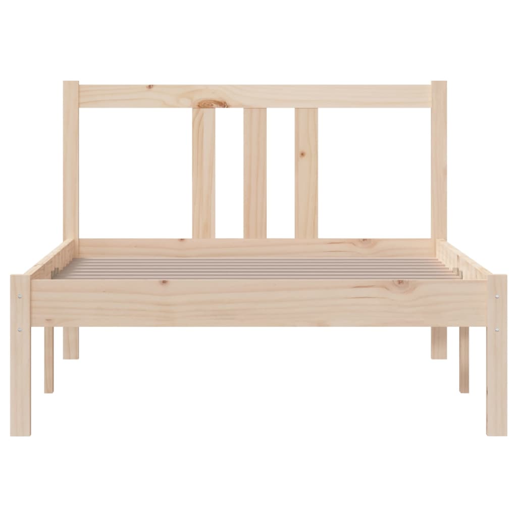 Bedframe Massief Hout 90X190 Cm 3Ft Single