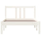 Bedframe Massief Hout Wit 90X190 Cm 3Ft Single