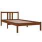 Bedframe Massief Hout Honingbruin 90X190 Cm 3Ft Single