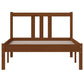 Bedframe Massief Hout Honingbruin 90X190 Cm 3Ft Single