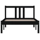 Bedframe Massief Hout Zwart 90X190 Cm 3Ft Single