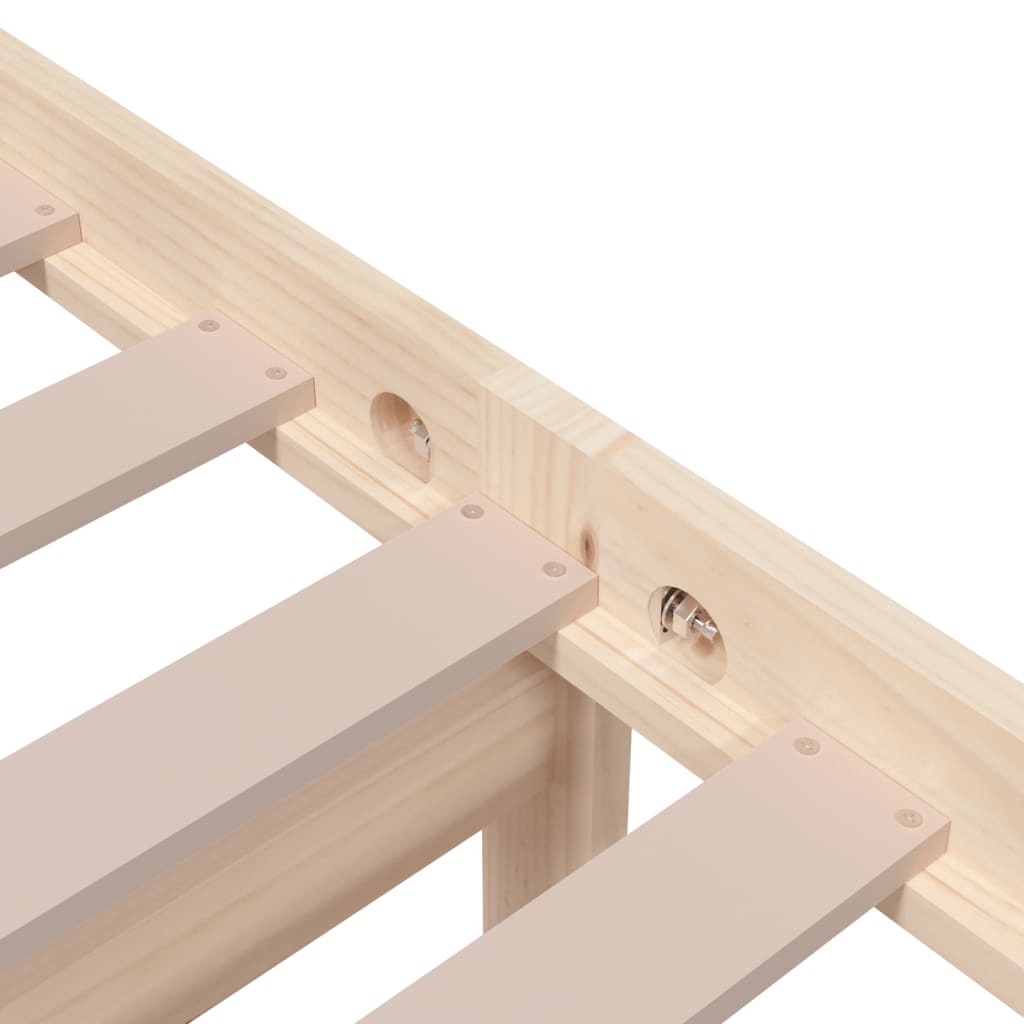 Bedframe Massief Hout 120X190 Cm 4Ft Small Double