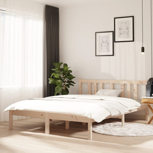 Bedframe Massief Hout 120X190 Cm 4Ft Small Double