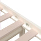 Bedframe Massief Hout Wit 120X190 Cm 4Ft Small Double