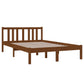 Bedframe Massief Hout Honingbruin 120X190 Cm 4Ft Small Double