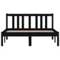 Bedframe Massief Hout Zwart 120X190 Cm 4Ft Small Double