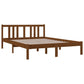 Bedframe Massief Hout Honingbruin 135X190 Cm 4Ft6 Double