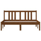 Bedframe Massief Hout Honingbruin 135X190 Cm 4Ft6 Double