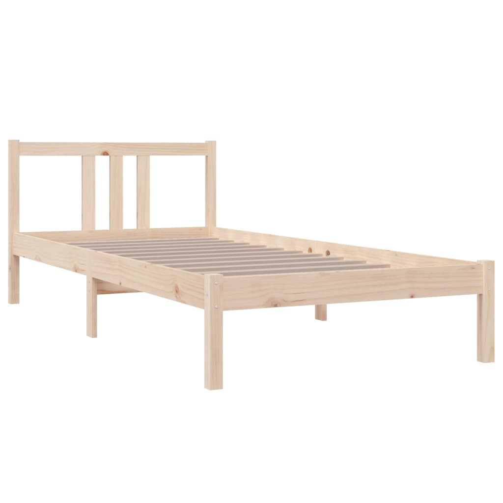 Bedframe Massief Hout 90X200 Cm