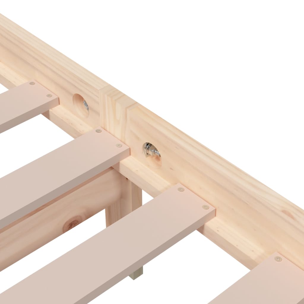 Bedframe Massief Hout 90X200 Cm
