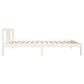Bedframe Massief Hout Wit 90X200 Cm