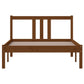 Bedframe Massief Hout Honingbruin 100X200 Cm