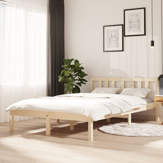 Bedframe Massief Hout 120X200 Cm