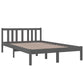 Bedframe Massief Hout Grijs 120X200 Cm