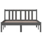 Bedframe Massief Hout Grijs 120X200 Cm